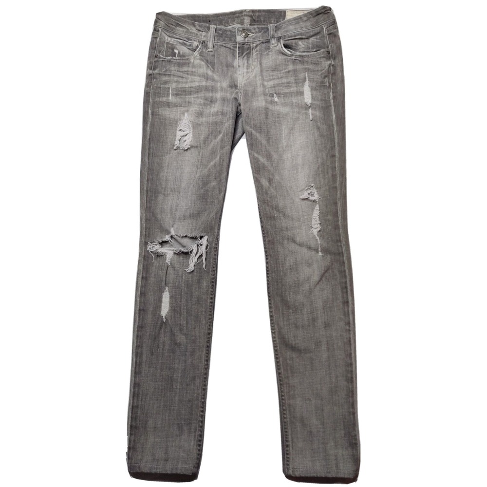 ALL SAINTS SPITALFIELDS JACKS PLACE Women 28 (Actual 32X30) Gray Jeans‎ Ei6NN